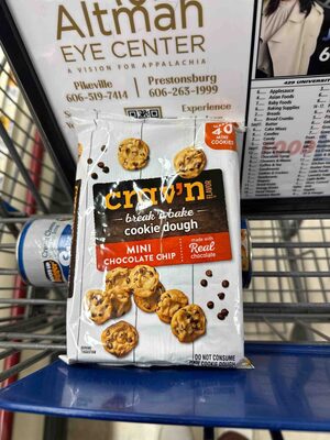 Break N' Bake Cookie Dough Mini Chocolate Chip