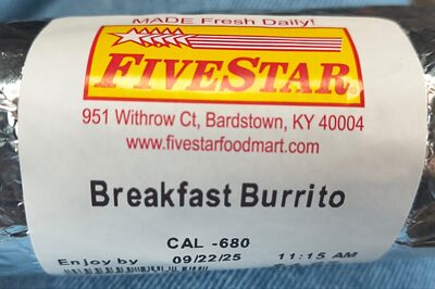 Breakfast Burrito