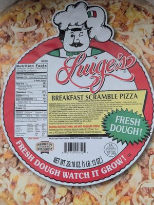 Breakfast Scramble Pizza