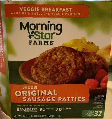 Breakfast veggie Sausage Patties