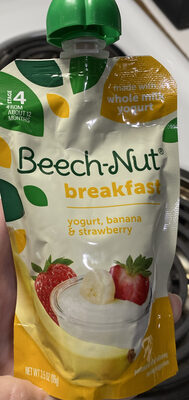 Breakfast Yogurt, Banana & Strawberry