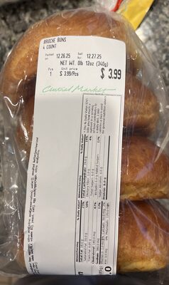 Brioche Buns 4 Count