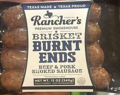 Brisket Burnt Ends Beef & Pork Smoked Sausage