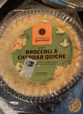 Broccoli & Cheddar Quiche