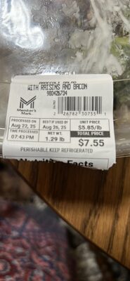 Broccoli Salad With Raisins And Bacon