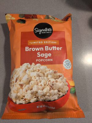 Brown butter Sage Popcorn