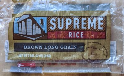 Brown long grain rice