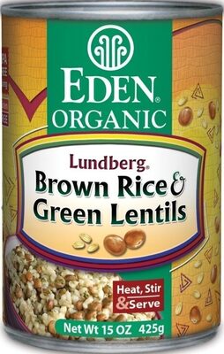 Brown Rice & Green Lentils