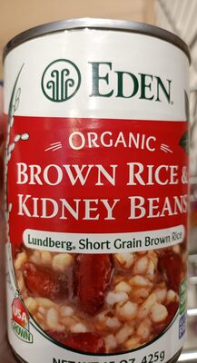 Brown Rice & Kidney Beans, Organic