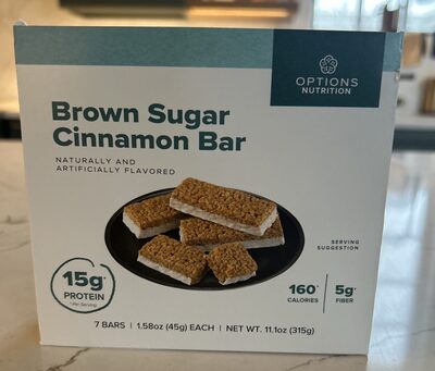 Brown sugar cinnamon bar