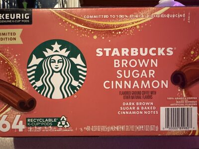 Brown sugar cinnamon K-cup Pod