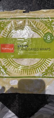 Brown tortilla wrap