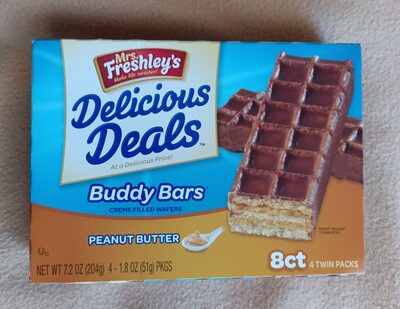 Buddy Creme Filled Wafers Bars