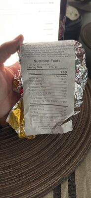 Buffalo chicken burrito