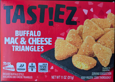 Buffalo Mac & Cheese Triangles