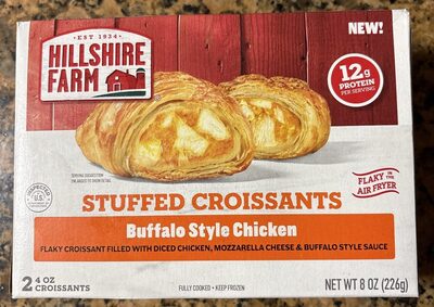 Buffalo Style Chicken Stuffed Croissants