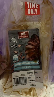 BULGOGI KOREAN STYLE BBQ - PORK FILLET-