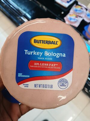 Butterball Turkey Bologna 33% Less Fat