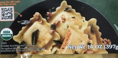 Butternut squash ravioli