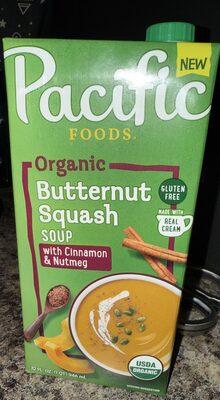 Butternut Squash Soup with Cinnamon & Nutmeg