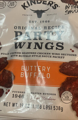 Buttery Buffalo original Recipe Party Wings