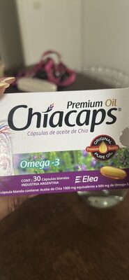 Cápsulas de aceite de Chia