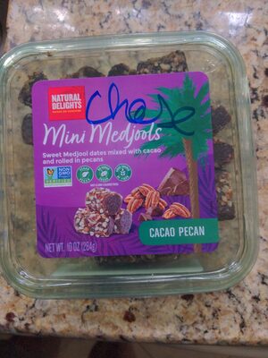 Cacao With Pecans Medjool Date Rolls