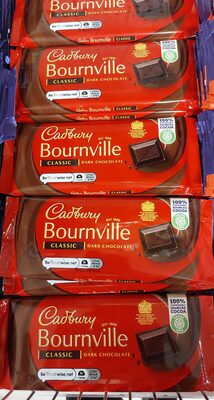 Cadbury bournville chocolate bar dark chocolate