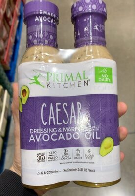 Caesar dressing with avocado oil