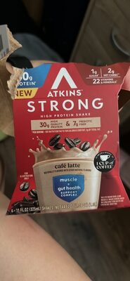 café latte high protein shake