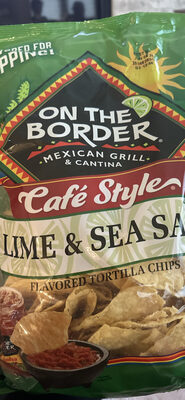 Café Style Lime & Sea Salt Flavored Tortilla Chips