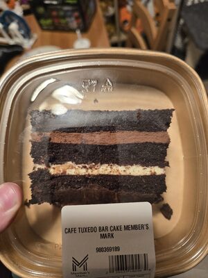 Cafe Tuxedo Bar Cake