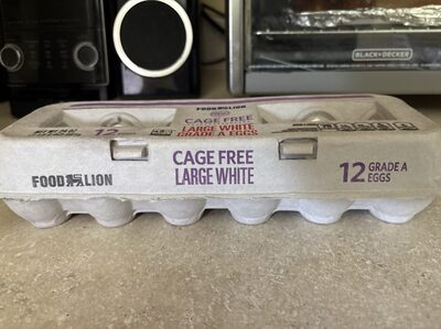 Cage Free Large White Grade A Eggs