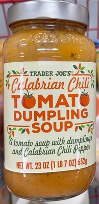 Calabrian Chili Tomato Dumpling Soup