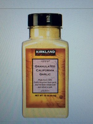 California granulated garlic