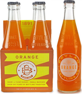 Cane Sugar Soda, Orange