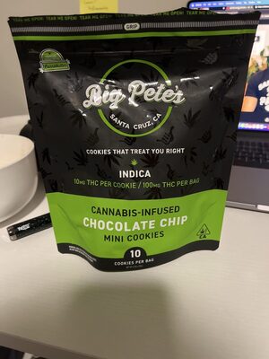 Cannabis Infused Chocolate Chip Mini Cookies