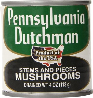Canned mushrooms