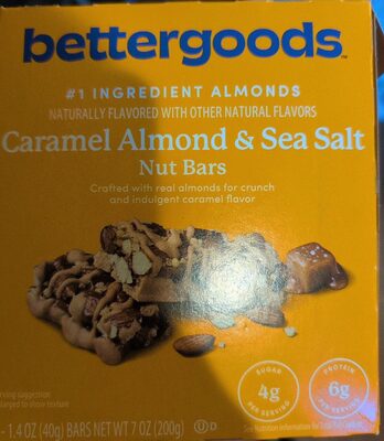 Caramel Almond & Sea Salt Nut Bars