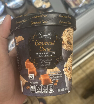 Caramel Cone Ice Cream