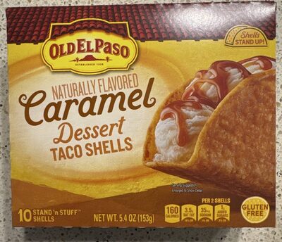 Caramel Dessert Taco Shells