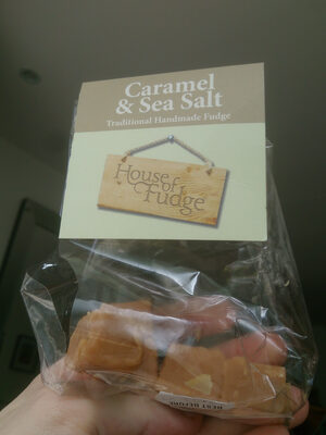 Caramel & sea salt fudge