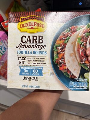 Carb advantage Tortilla Rounds (2 Tortilla Only)