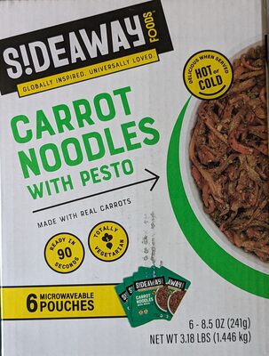 Carrot Noodles with Pesto