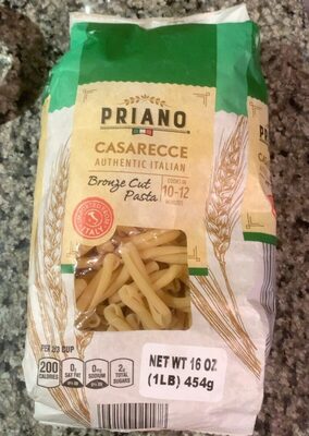 Casarecce authentic italian bronze cut pasta