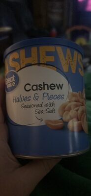 Cashew Halves & Pieces Seasoned with Sea Salt