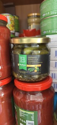 Castraveți întregi 1-4 cm conservați în acid acetic alimentar