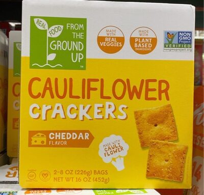 Cauliflower crackers