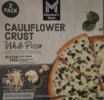 Cauliflower Crust White Pizza