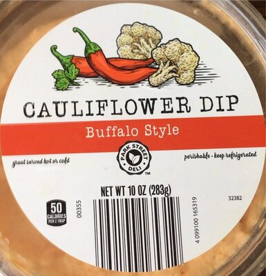 Cauliflower dip buffalo style